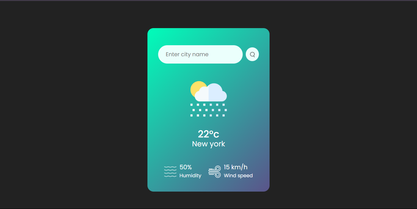 weather app